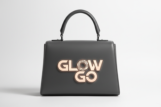 bag with glowgo logo