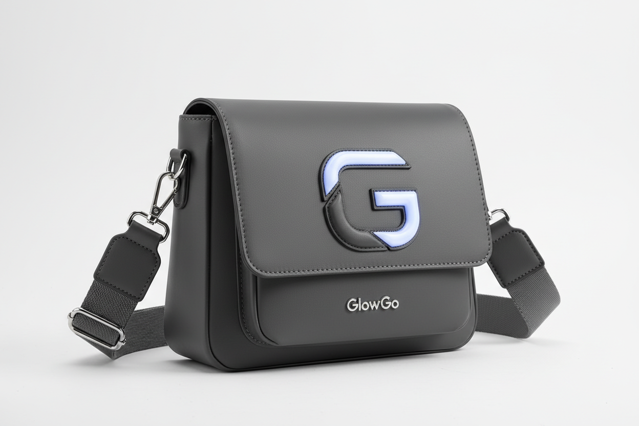 Crossbody-Designed bag with glowgo logo