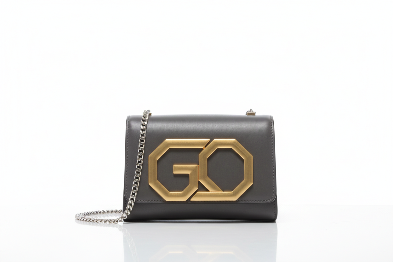 small bag with glogo logo